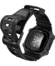 Spigen Rugged Armor Pro - Fitbit Sense 2 / Versa 4 Hoesje en Bandje - Zwart