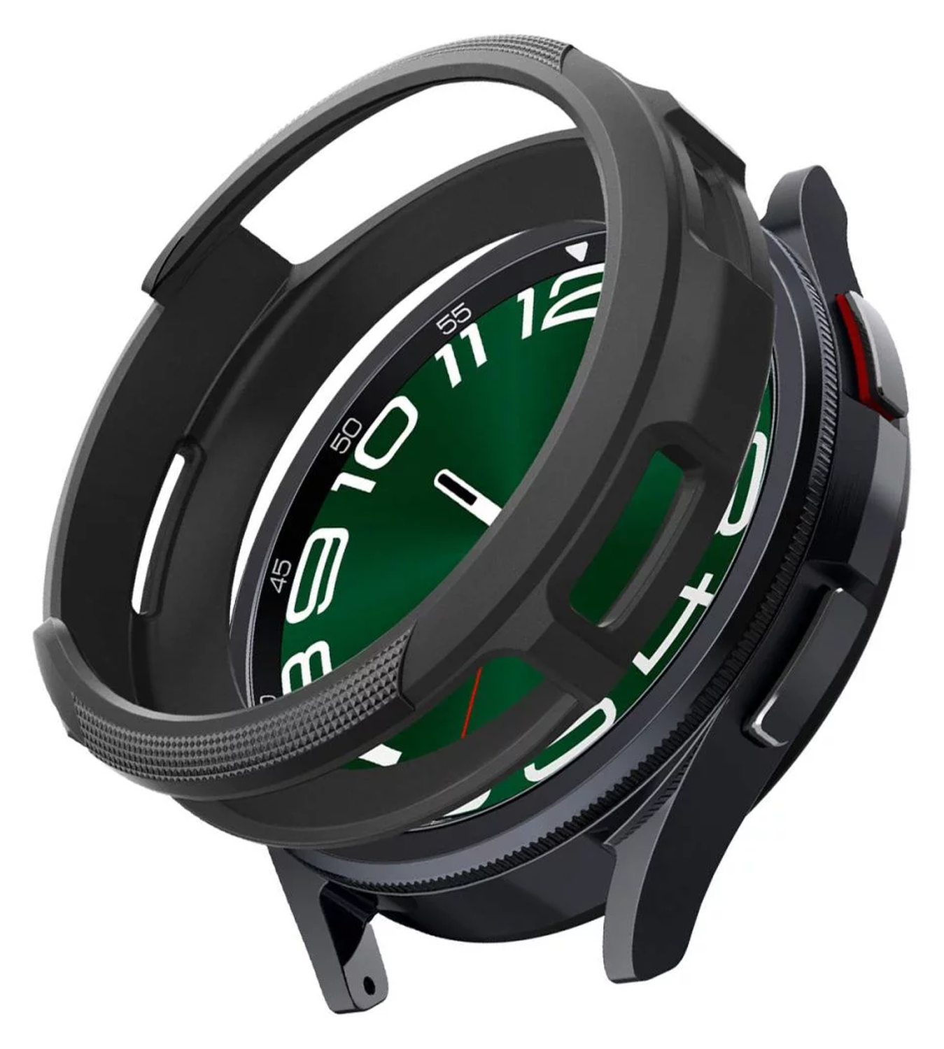 Spigen Liquid Air - Samsung Galaxy Watch 6 Classic 47MM Hoesje - Zwart afbeelding 1