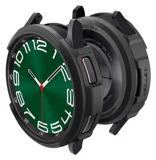 Spigen Liquid Air - Samsung Galaxy Watch 6 Classic 47MM Hoesje - Zwart afbeelding 10