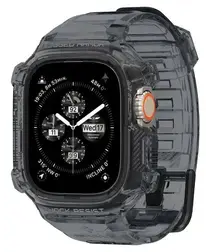 Spigen Rugged Armor - Apple Watch Ultra 3/2/1 - Hoesje en Bandje - Space Crystal afbeelding