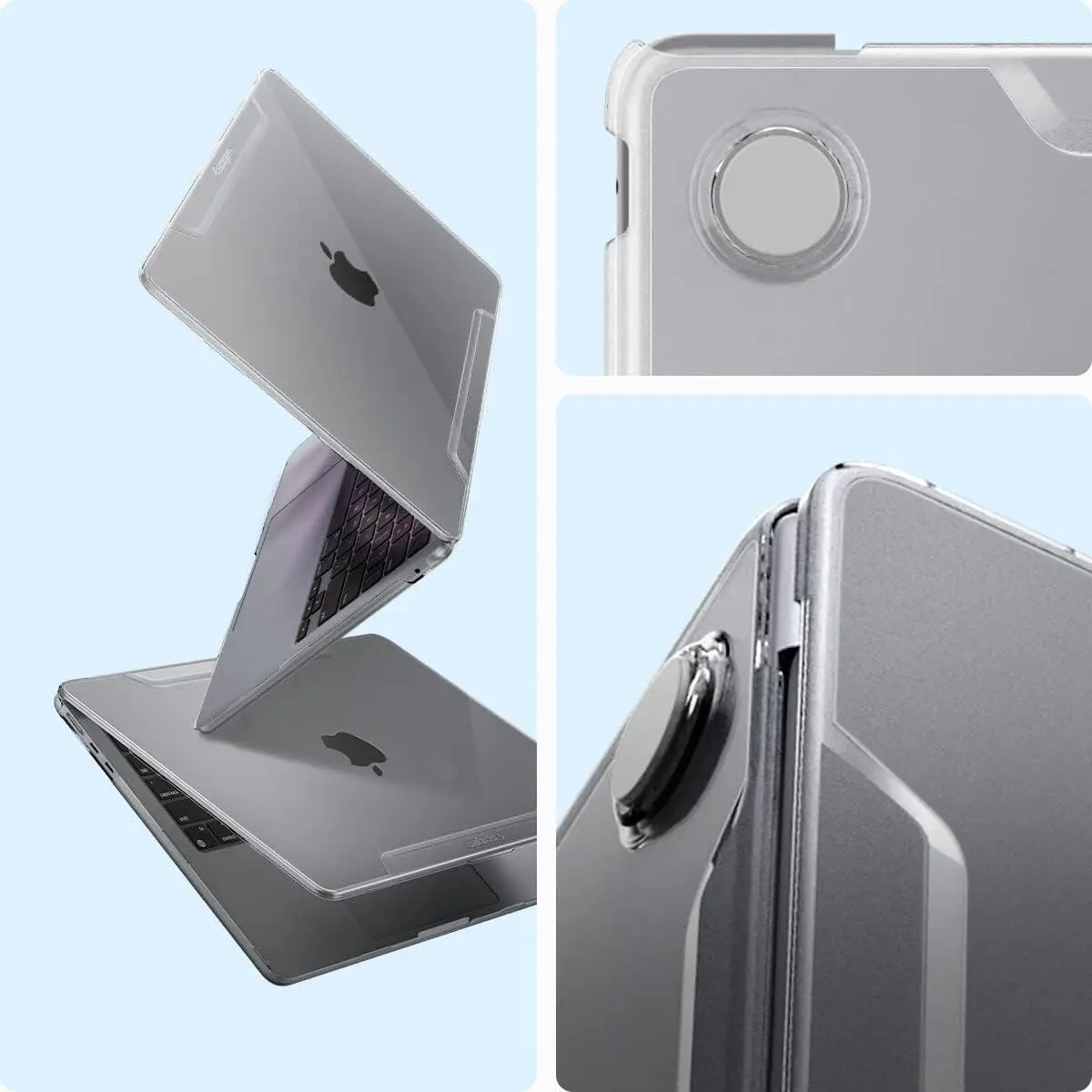 Spigen Thin Fit - MacBook Air 13 (2022/2024) Hoes - A2681 - Transparant afbeelding 3