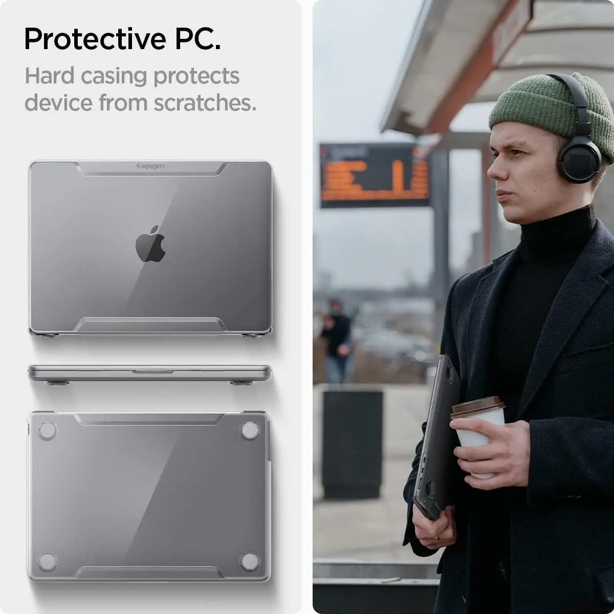 Spigen Thin Fit - MacBook Air 13 (2022/2024) Hoes - A2681 - Transparant afbeelding 5