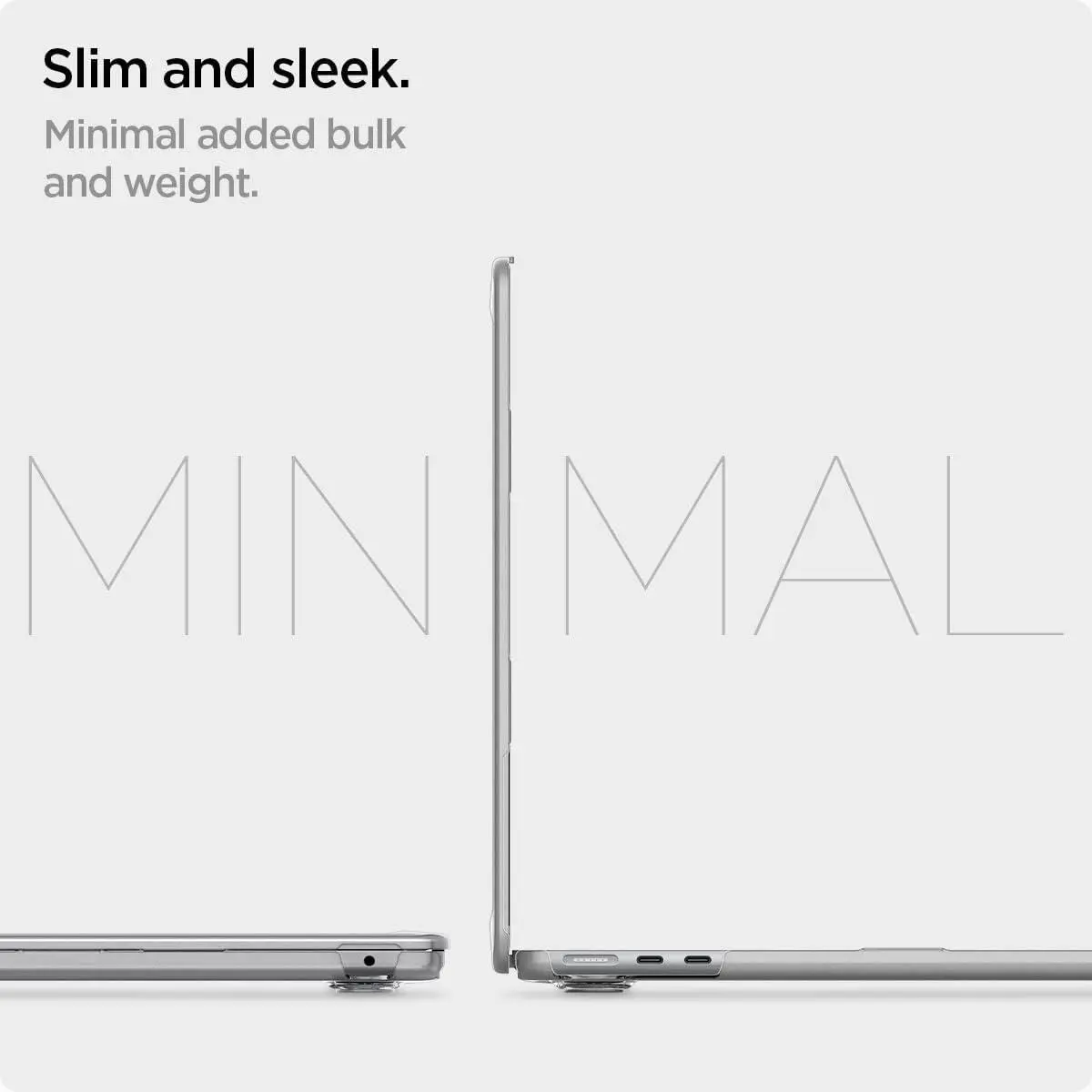 Spigen Thin Fit - MacBook Air 13 (2022/2024) Hoes - A2681 - Transparant afbeelding 6