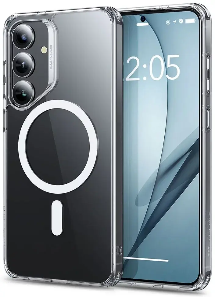 ESR Classic Hybrid Samsung Galaxy S25 Plus Hoesje MagSafe / Qi2 Transparant afbeelding 1