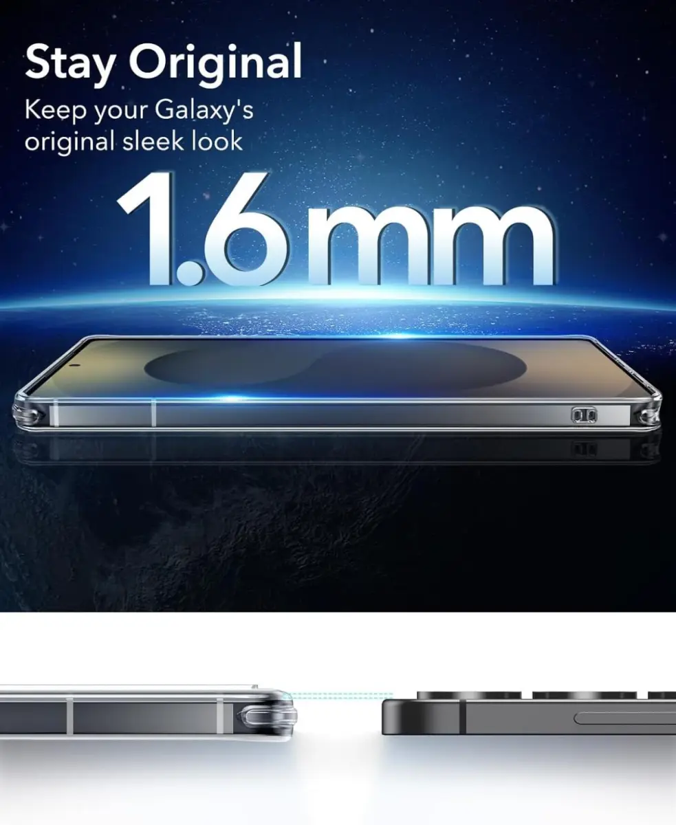 ESR Classic Hybrid Samsung Galaxy S25 Ultra Hoesje MagSafe / Qi2 Transparant afbeelding 10