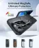 ESR Classic Hybrid MagSafe iPhone 16 Pro Max Hoes Stand Camera Knop Frost Zwart afbeelding 2