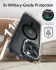 ESR Classic Hybrid MagSafe iPhone 16 Pro Max Hoes Stand Camera Knop Frost Zwart afbeelding 4