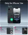 ESR Classic Hybrid HaloLock iPhone 16e Hoesje MagSafe Transparant Zwart afbeelding 2