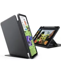 ESR Flip Hybrid Apple iPad Air 13 (2024/2025) Hoes Book Case Zwart afbeelding