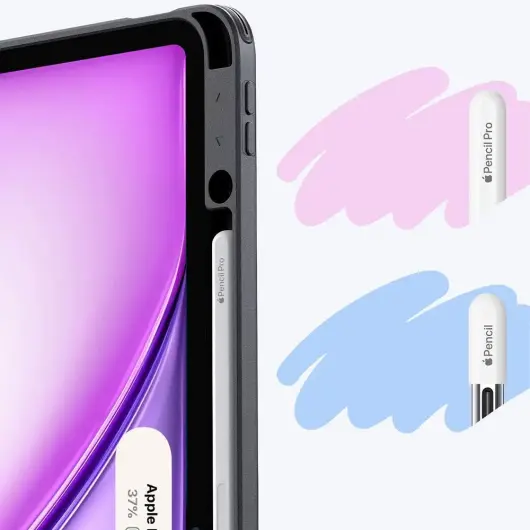 ESR Flip Hybrid Apple iPad Air 13 (2024/2025) Hoes Book Case Zwart afbeelding 7