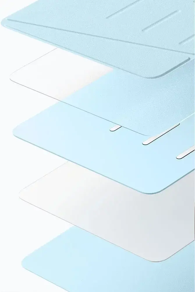 ESR Flip Hybrid Apple iPad Air 13 (2024/2025) Hoes Book Case Blauw afbeelding 6