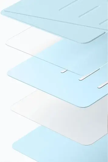 ESR Flip Hybrid Apple iPad Air 13 (2024/2025) Hoes Book Case Blauw afbeelding 6