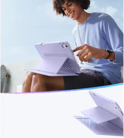 ESR Flip Hybrid Apple iPad Air 13 (2024/2025) Hoes Book Case Paars afbeelding 4