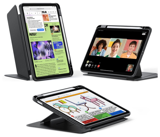 ESR Flip Hybrid iPad Air 11 (2024/2025) / Air 10.9 (2020/2022) Hoes Zwart afbeelding 1