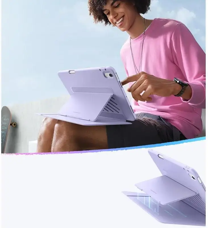 ESR Flip Hybrid Apple iPad 11 (2025) / iPad 10.9 (2022) Hoes Book Case Paars afbeelding 3