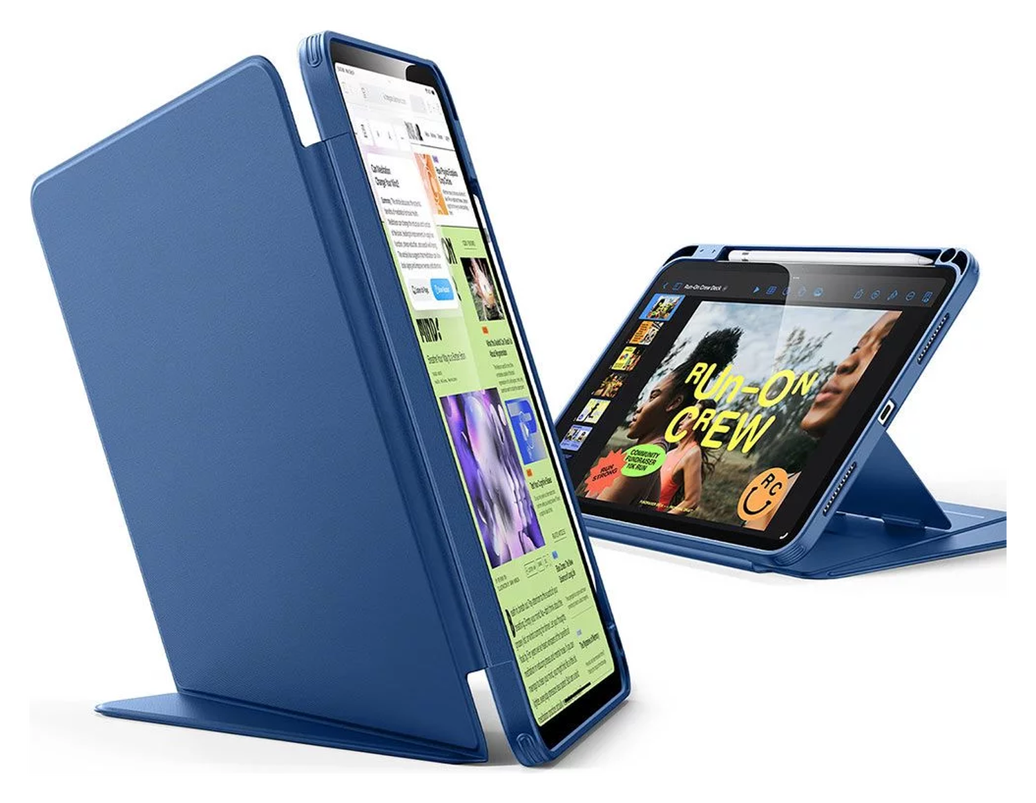 ESR Flip Hybrid Apple iPad 11 (2025) / iPad 10.9 (2022) Hoes Book Case Blauw afbeelding 2