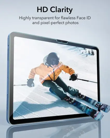 ESR Classic UltraFit iPad 11 (2025) / 10.9 (2022) Tempered Glass met Tray 2-Pack afbeelding 8