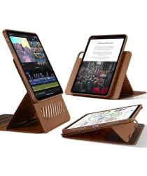 ESR Shift iPad Air 11 (2024/2025) / Air 10.9 (2022/2020) Hoes Book Case Bruin afbeelding