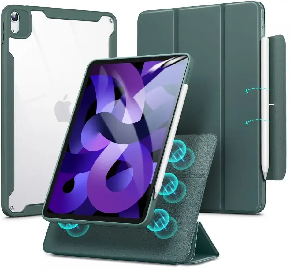 ESR Rebound Hybrid 360 iPad Air 11 (2024/2025)/Air 10.9 (2022/2020) Hoes Groen afbeelding 1