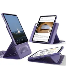 ESR Shift iPad Pro 12.9 (2022 / 2021) Hoes Magnetic Book Case Paars afbeelding