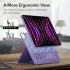ESR Shift iPad Pro 12.9 (2022 / 2021) Hoes Magnetic Book Case Paars afbeelding 4