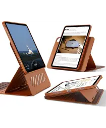 ESR Shift iPad Pro 12.9 (2022 / 2021) Hoes Magnetic Book Case Bruin afbeelding