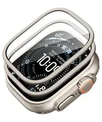 ESR Armorite - Apple Watch Ultra 3/2/1 Tempered Glass - Titanium (2-Pack)