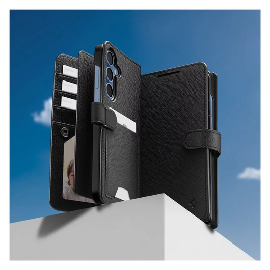 Spigen Wallet S Plus Samsung Galaxy S25 Plus Hoesje Book Case Zwart afbeelding 9