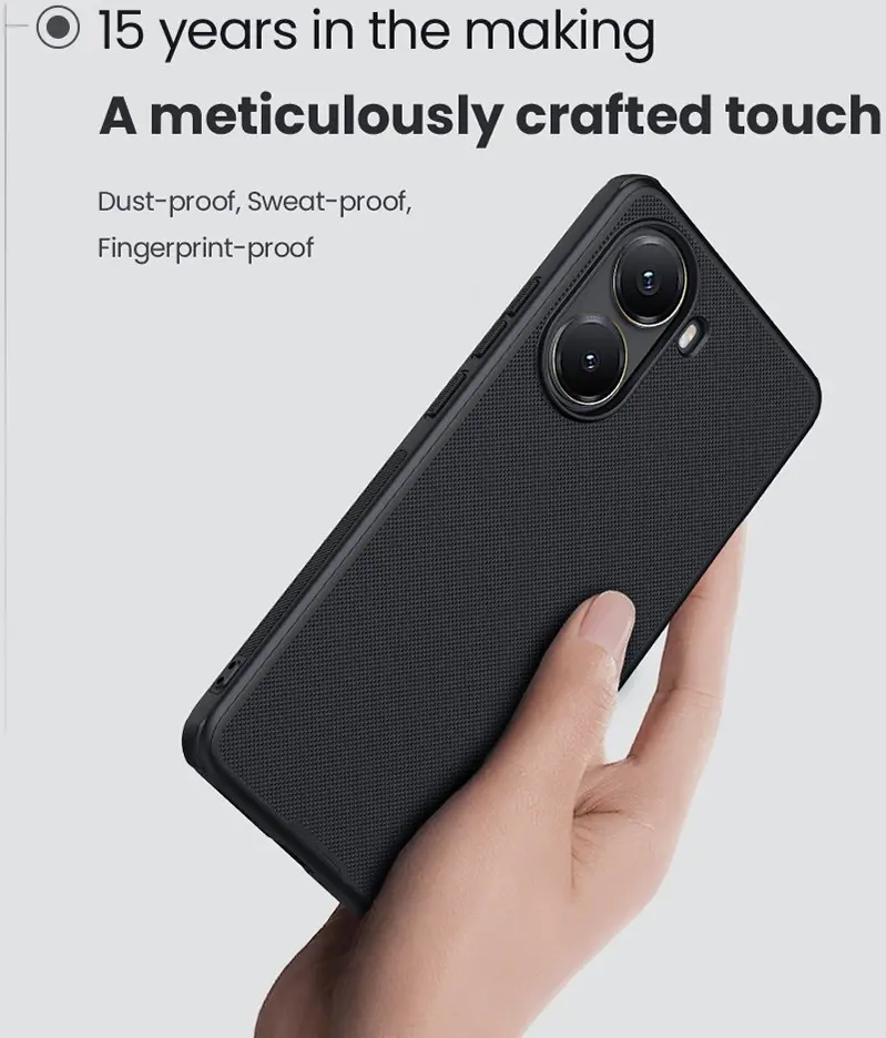 Nillkin Super Frosted Shield Xiaomi Poco X7 Pro Hoesje Back Cover Zwart afbeelding 10