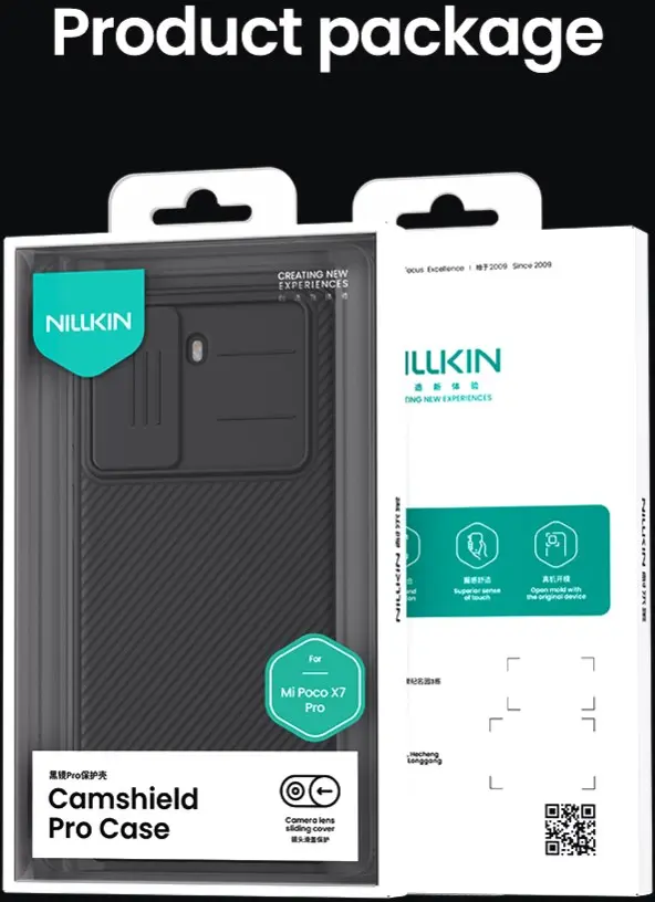 Nillkin CamShield Xiaomi Poco X7 Pro Hoesje met Camera Slider Back Cover Zwart afbeelding 15