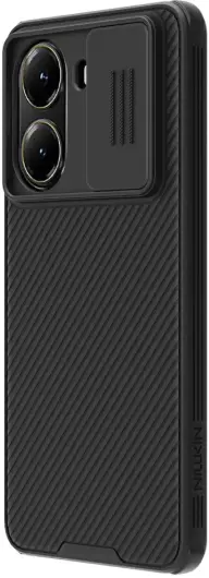 Nillkin CamShield Xiaomi Poco X7 Pro Hoesje met Camera Slider Back Cover Zwart afbeelding 1