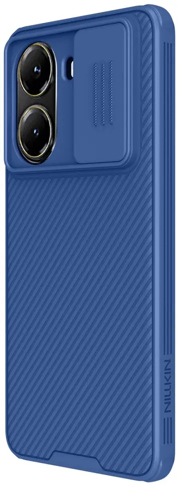 Nillkin CamShield Xiaomi Poco X7 Pro Hoesje met Camera Slider Back Cover Blauw afbeelding 1