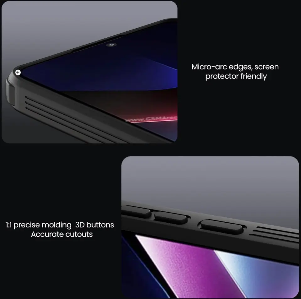 Nillkin CamShield Xiaomi Poco X7 Pro Hoesje met Camera Slider Back Cover Blauw afbeelding 6