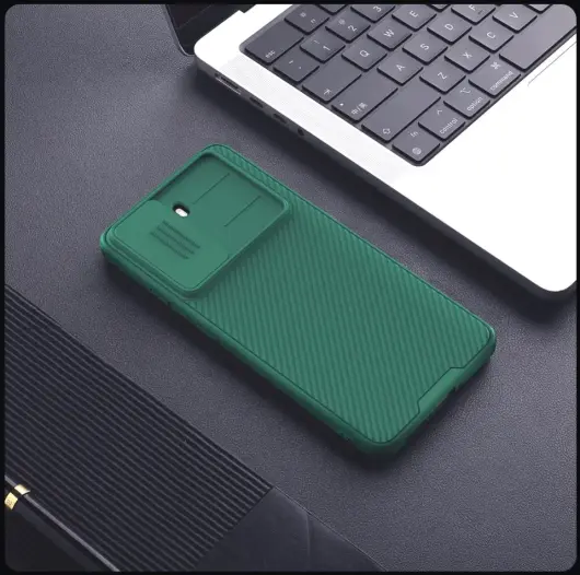Nillkin CamShield Xiaomi Poco X7 Pro Hoesje met Camera Slider Back Cover Groen afbeelding 11