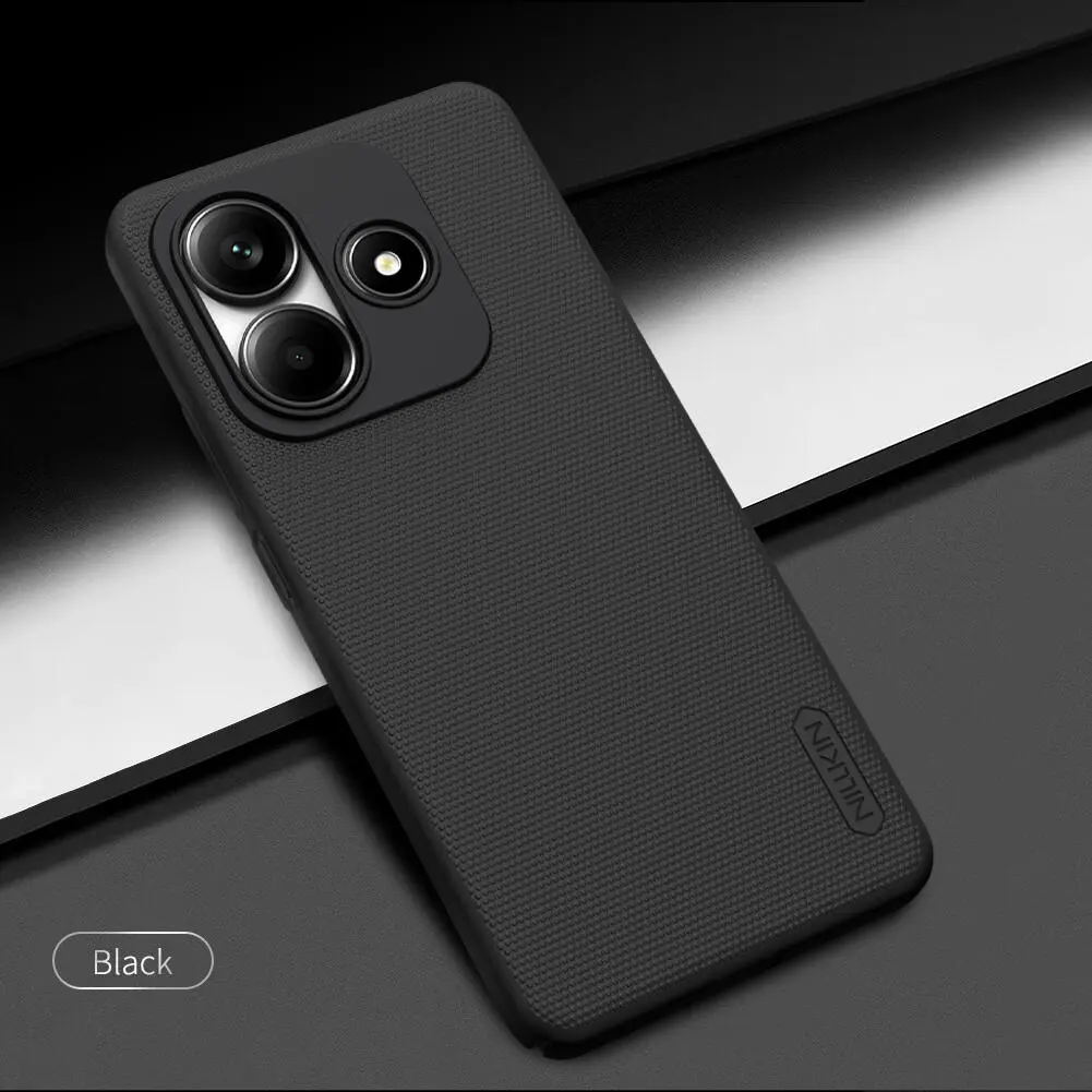 Nillkin Super Frosted Shield Xiaomi Redmi Note 14 5G Hoesje Back Cover Zwart afbeelding 5