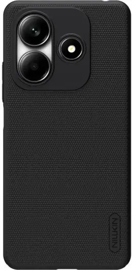 Nillkin Super Frosted Shield Xiaomi Redmi Note 14 5G Hoesje Back Cover Zwart afbeelding 1