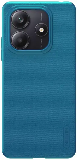 Nillkin Super Frosted Shield Xiaomi Redmi Note 14 5G Hoesje Back Cover Blauw afbeelding 1
