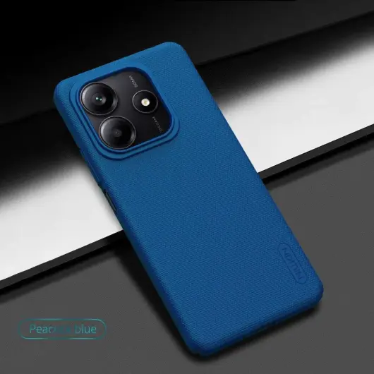 Nillkin Super Frosted Shield Xiaomi Redmi Note 14 5G Hoesje Back Cover Blauw afbeelding 4