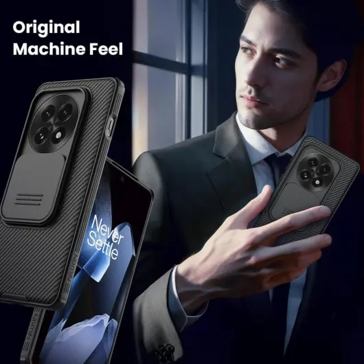 Nillkin CamShield OnePlus 13 Hoesje met Camera Slider Back Cover Zwart afbeelding 12