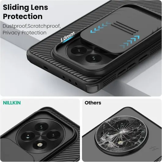 Nillkin CamShield OnePlus 13 Hoesje met Camera Slider Back Cover Zwart afbeelding 13