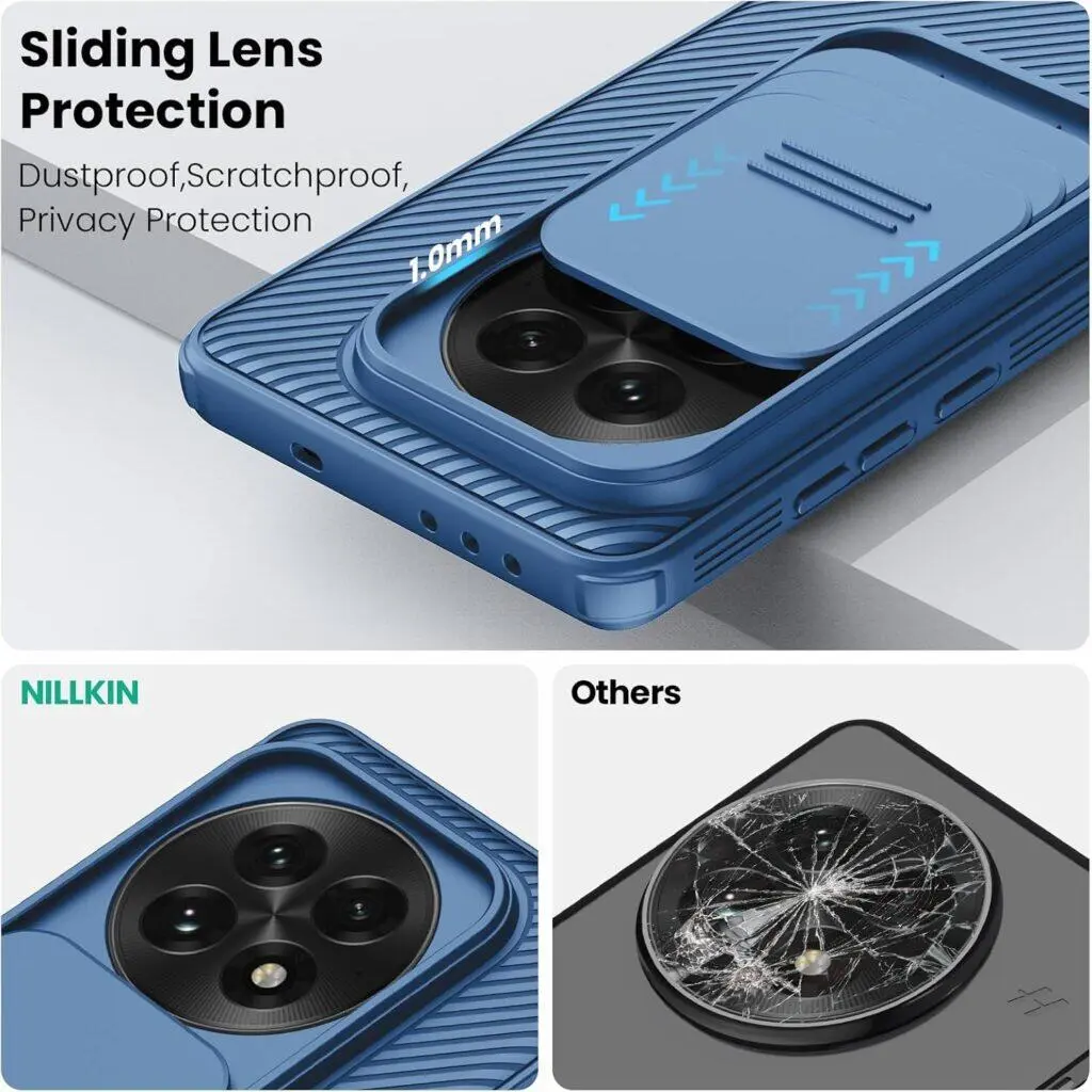 Nillkin CamShield OnePlus 13 Hoesje met Camera Slider Back Cover Blauw afbeelding 12