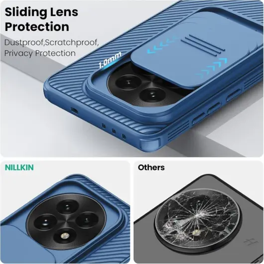 Nillkin CamShield OnePlus 13 Hoesje met Camera Slider Back Cover Blauw afbeelding 12