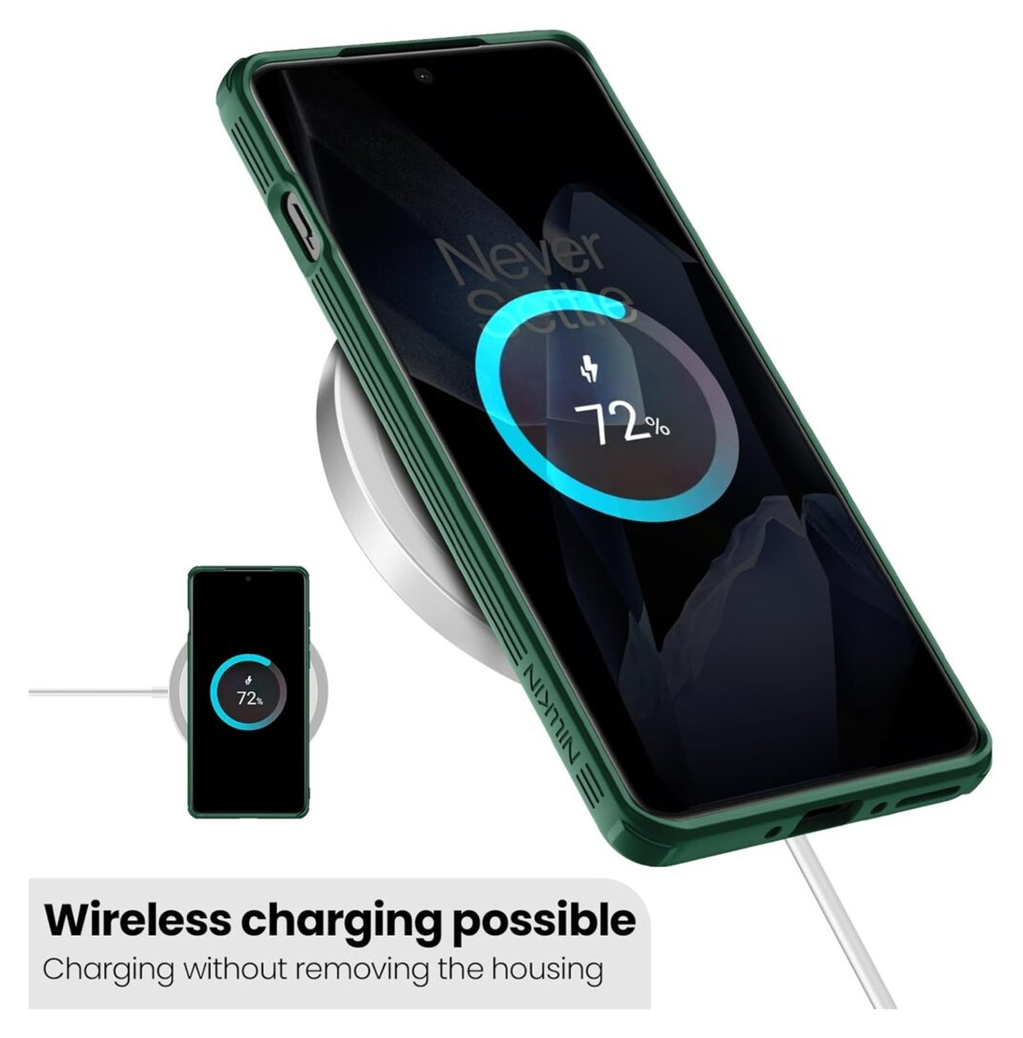 Nillkin CamShield OnePlus 13 Hoesje met Camera Slider Back Cover Groen afbeelding 7