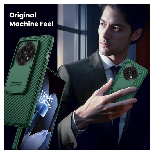 Nillkin CamShield OnePlus 13 Hoesje met Camera Slider Back Cover Groen afbeelding 4