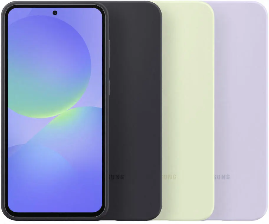 Origineel Samsung Galaxy A36 Hoesje Silicone Case Back Cover Zwart afbeelding 6