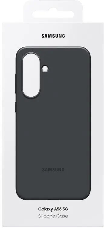Origineel Samsung Galaxy A56 Hoesje Silicone Case Back Cover Zwart afbeelding 6