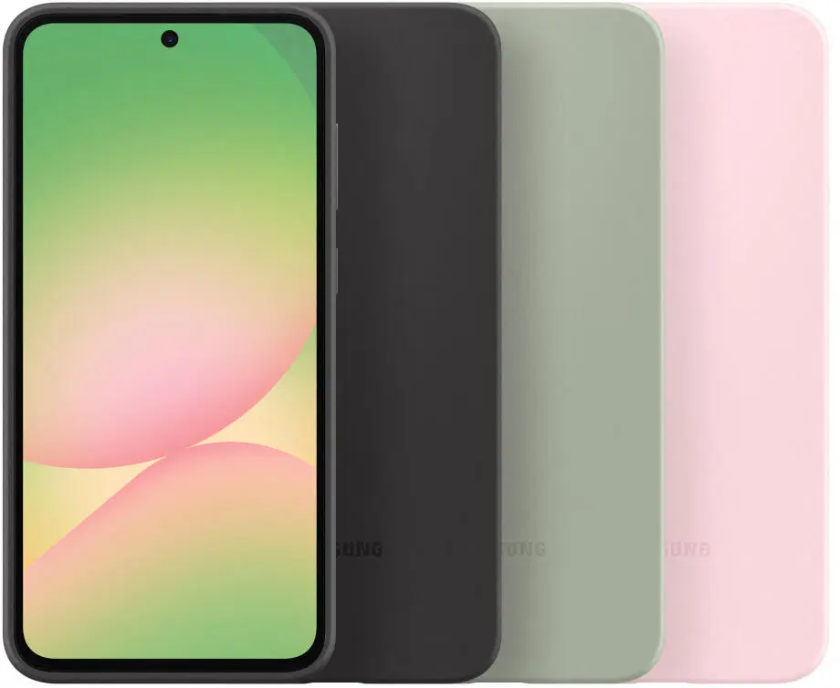 Origineel Samsung Galaxy A56 Hoesje Silicone Case Back Cover Zwart afbeelding 7