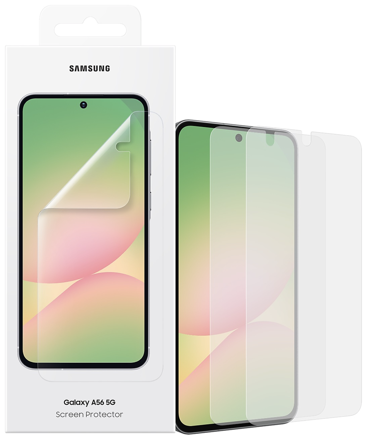 Originele Samsung Galaxy A56 Screen Protector Display Folie (2-Pack) afbeelding 1