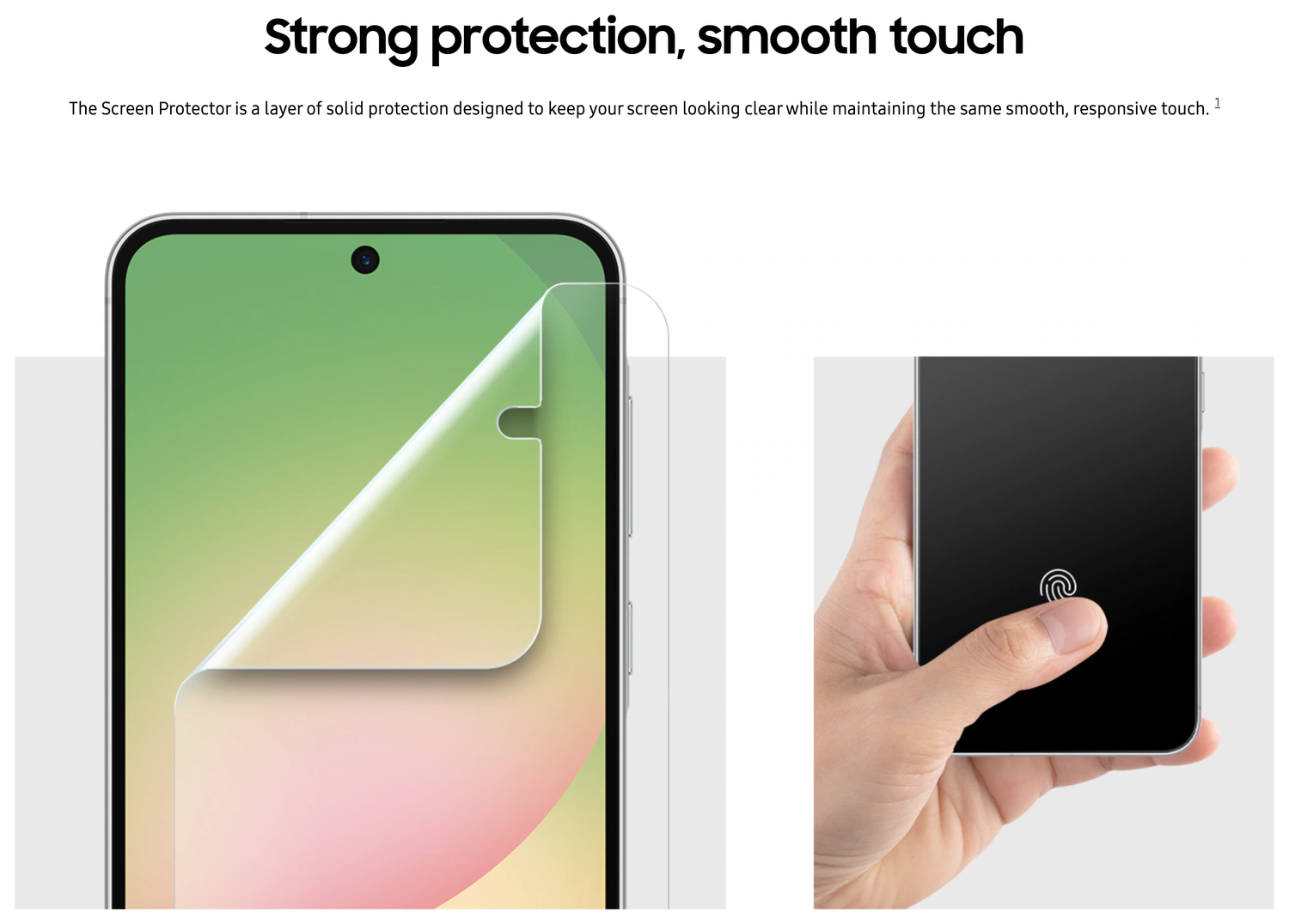 Originele Samsung Galaxy A56 Screen Protector Display Folie (2-Pack) afbeelding 2