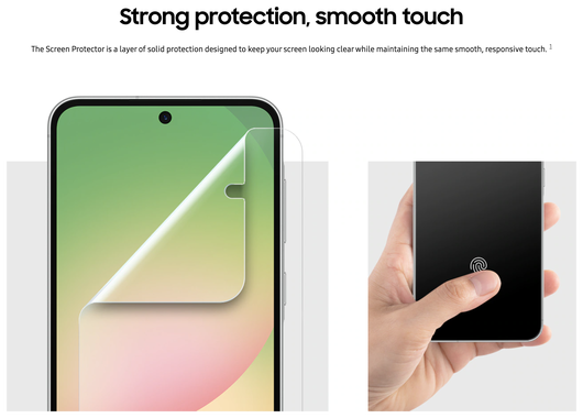 Originele Samsung Galaxy A56 Screen Protector Display Folie (2-Pack) afbeelding 2